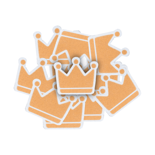 Gold Crown Stickers - Pack of 40 - Stickers