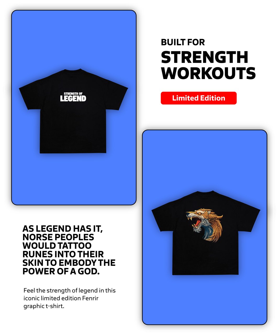 Strength of Legend T-Shirt - apparel - lifestyle - merch - Yudae