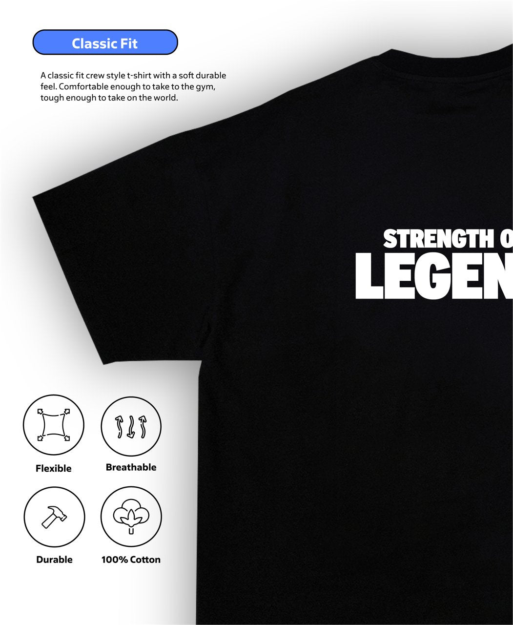 Strength of Legend T-Shirt - apparel - lifestyle - merch - Yudae